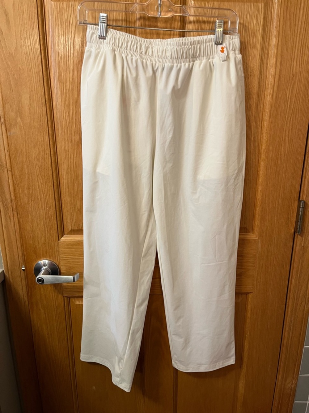 Save The Duck Women’s Milan White Pants Trousers Athleisure Medium EUC